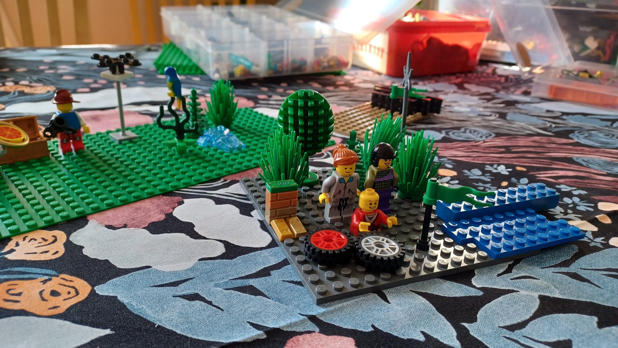 Lego rakennelma jonka avulla kuvataan yrityksen vastuullisuutta