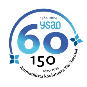 YSAO juhlavuoden logo.